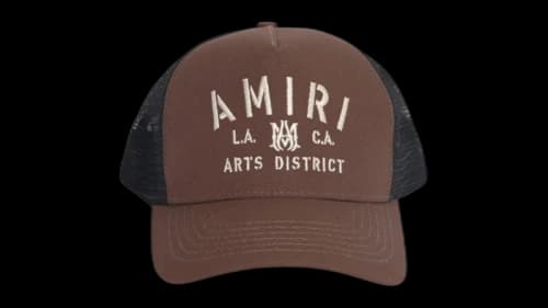 AMIRI Stencil Trucker Hat Green