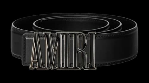 AMIRI Nappa Amiri Core Belt Black