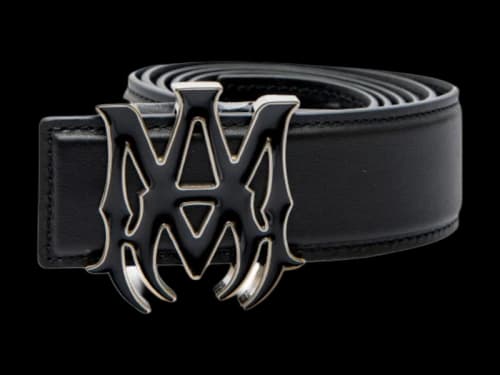 AMIRI Nappa 1.5 Width Belt Black