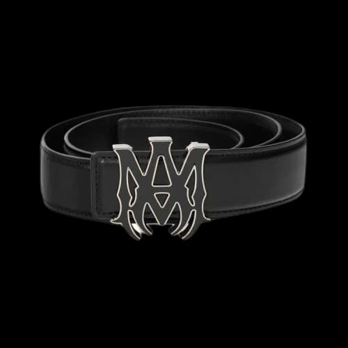 Amiri Nappa MA 4cm Belt 'Black'