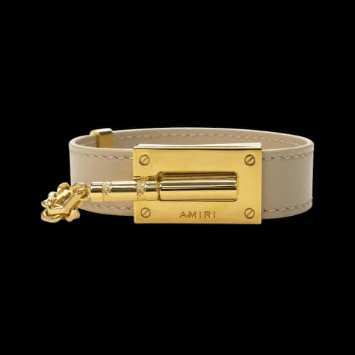 Amiri Calf Jax Bracelet 'Beige'