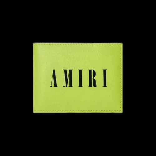 Amiri Nappa Bifold Wallet 'Neon'