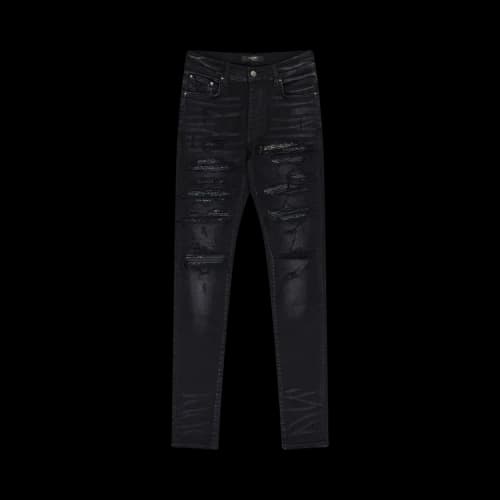 Amiri Rainbow Paisley Thrasher Jean 'Black'