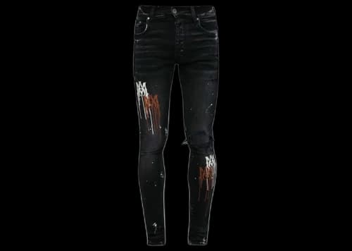 AMIRI Classic Stencil Jean Aged Black