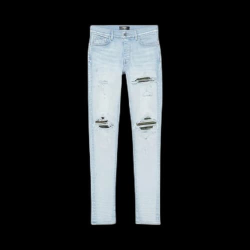 Amiri MX1 Camo Jean 'Blue'