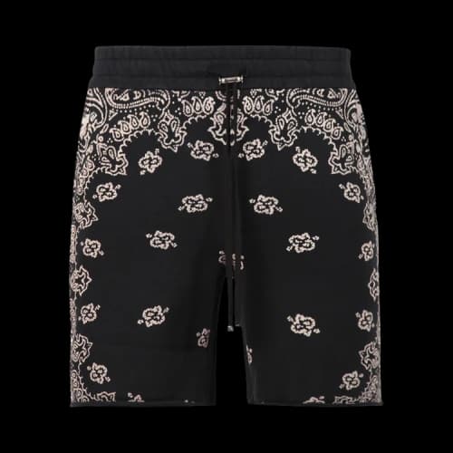 Amiri Bandana Bleach Shorts 'Multicolor'