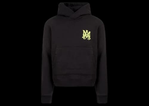 AMIRI Frontal Patch Cotton Sweatshirt Black