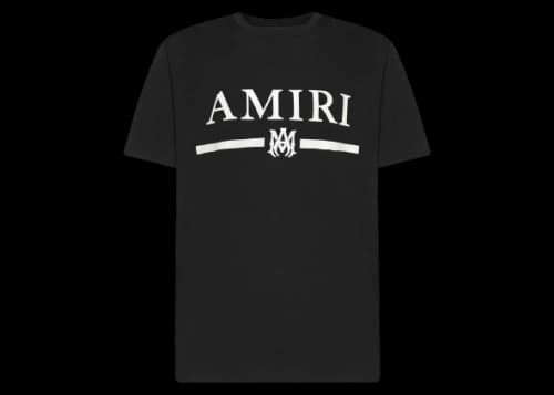 AMIRI Logo Cotton T-shirt Black/White