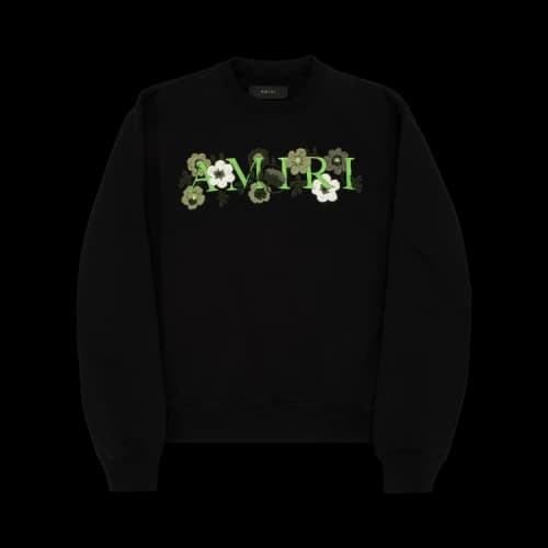 Amiri Flower Crew 'Black'