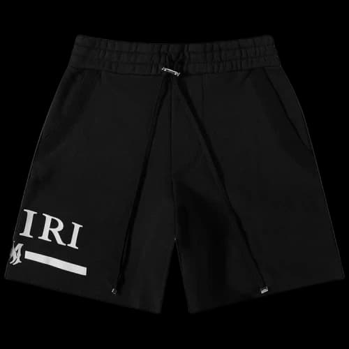 Amiri MA Bar Logo Sweatshorts 'Black/Natural'