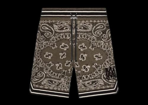 AMIRI Bandana Shorts Shorts Green