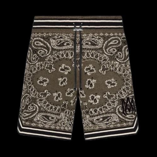 Amiri Bandana Shorts 'Green'