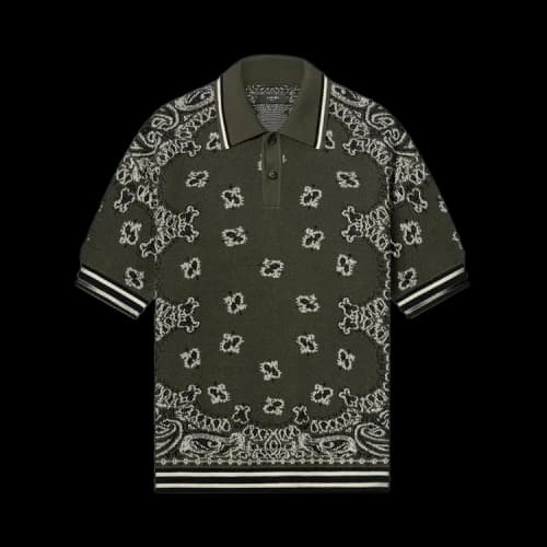 Amiri Bandana Polo 'Green'