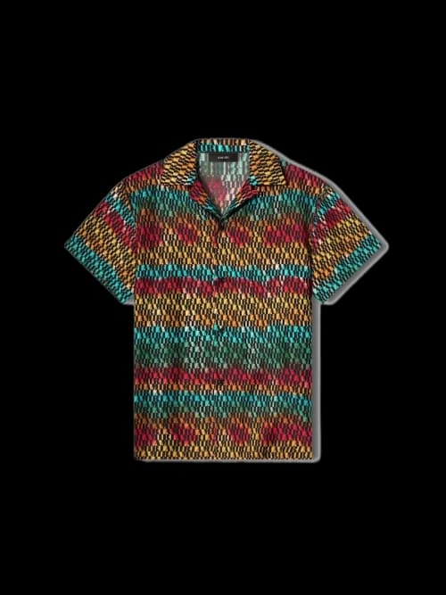 AMIRI All Over Amiri Camp Shirt Multi