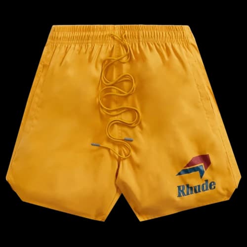 Rhude Logo Swim Short 'Mustard'