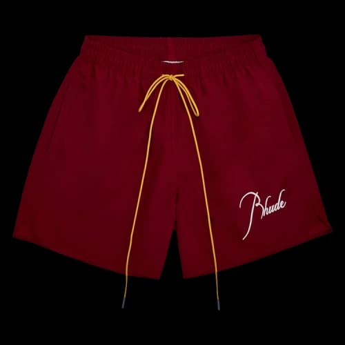 Rhude Logo Swim Short 'Bordeaux'