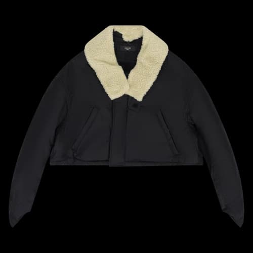 Amiri Cropped Parka Jacket 'Black'
