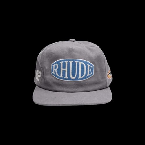 Rhude Rally Washed Canvas Hat 'Elephant'