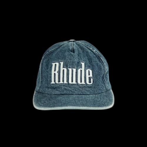 Rhude Denim Logo Hat 'Indigo'