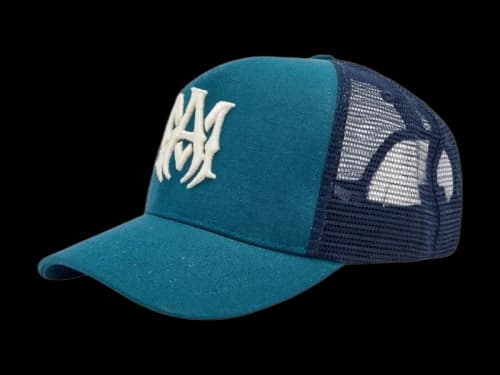 AMIRI MA Trucker Cap Blue