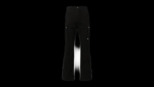 AMIRI M65 Cargo Kick Flare Leg Jeans Black