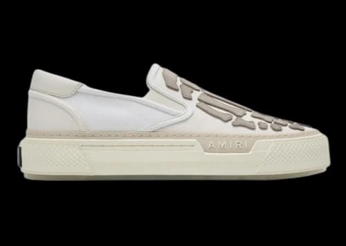 AMIRI Skel Top Slip On White