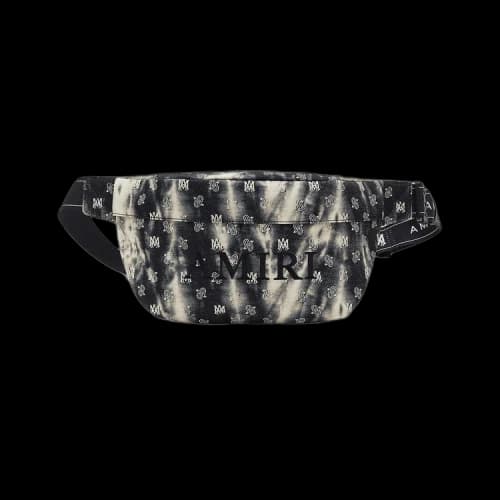 Amiri Micro Paisley Tie Dye Bum Bag 'Black'