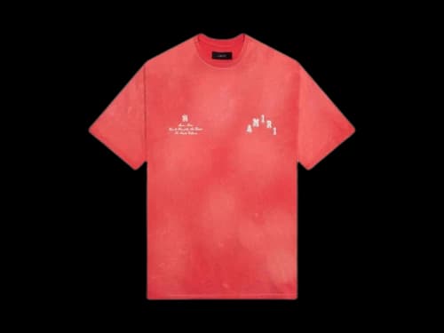 AMIRI Vintage Collegiate T-shirt Red