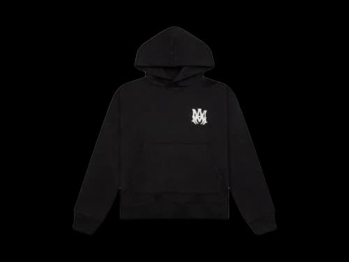 AMIRI Crystal Embellished MA Hoodie Black