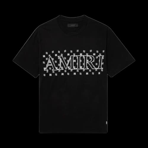 Amiri MA Paisley Tee 'Black'