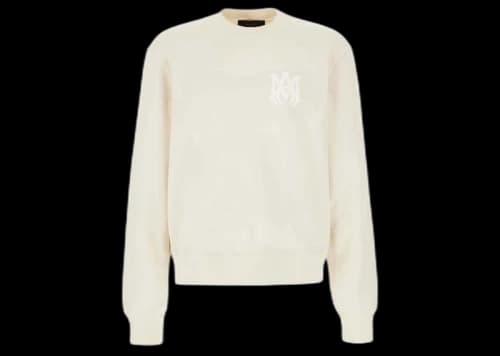 AMIRI MA Core Crewneck Alabaster