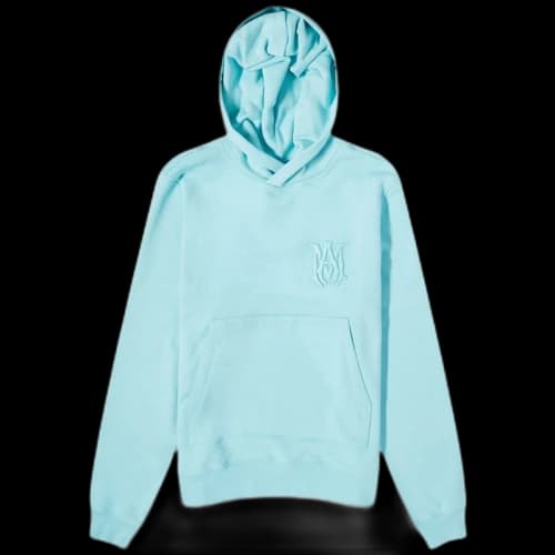 AMIRI Tonal MA Core Hoodie Aqua