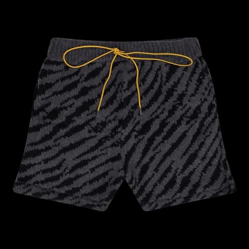Rhude Zebra Knit Shorts 'Black'