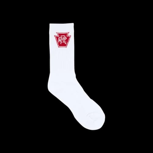 Rhude Triple R Sport Sock 'White'