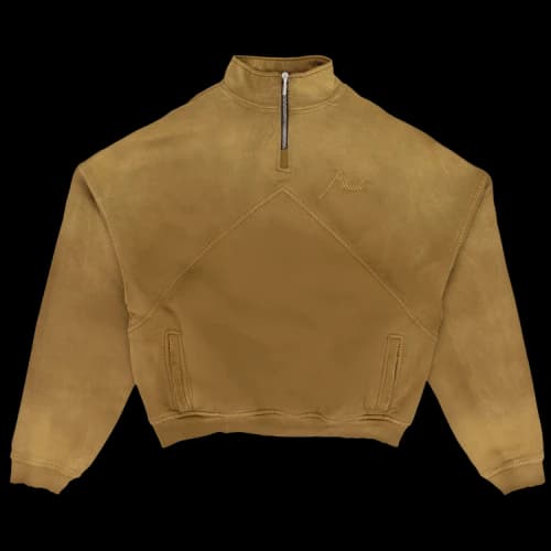 Rhude Quarter Zip 'Bordeaux'