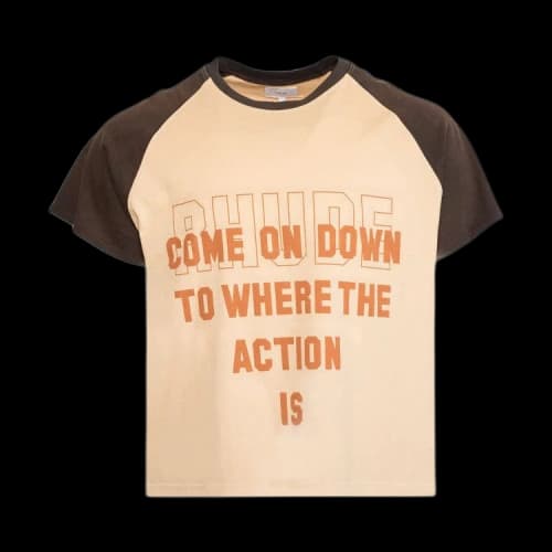 Rhude Action No Sleeve Raglan 'Khaki/Black'