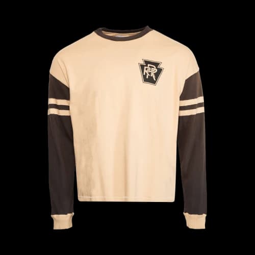 Rhude Triple R Contrast Long-Sleeve 'Black/White'