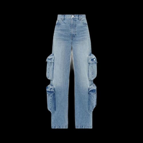 Amiri Baggy Cargo Jeans 'Vintage Light Blue'