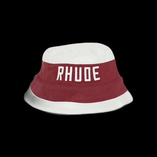 Rhude Chamonix Bucket Hat 'Maroon/Cream'