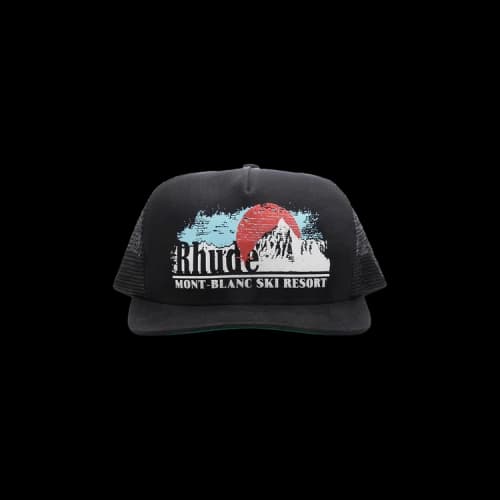 Rhude Mont-Blanc Trucker Hat 'Black'