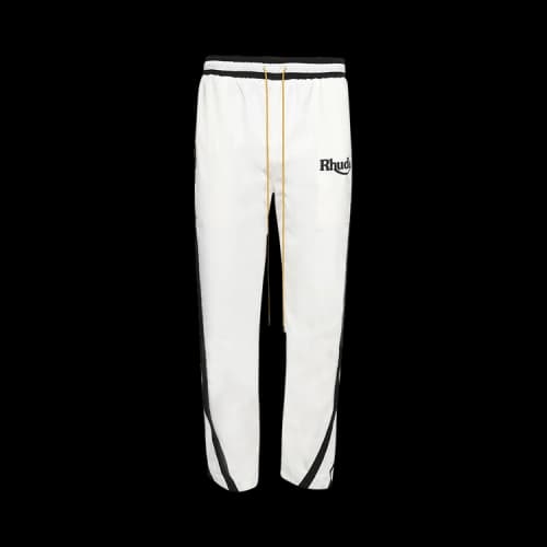 Rhude Ski Track Pants 'White/Black'