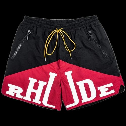 Rhude Yachting Short 'Black/Maroon'