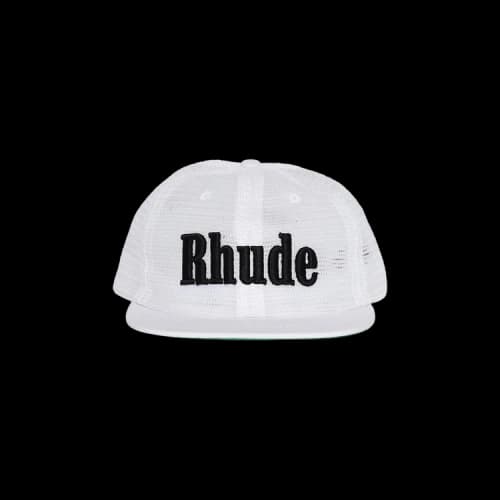 Rhude Logo Mesh Hat 'White'