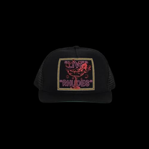 Rhude Live Rhudes Trucker Hat 'Black'