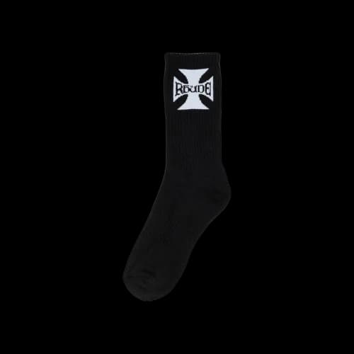 Rhude Boys Logo Socks Black/White
