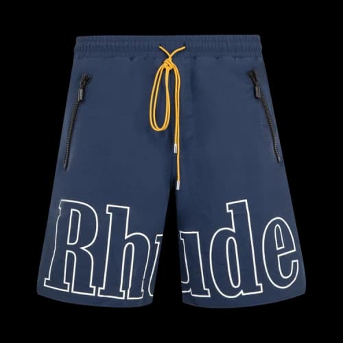 Rhude Logo Shorts 'Navy'