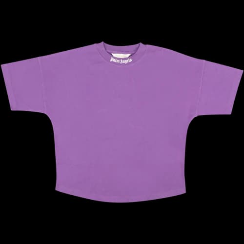 Palm Angels Classic Over Logo Short-Sleeve T-Shirt 'Purple'