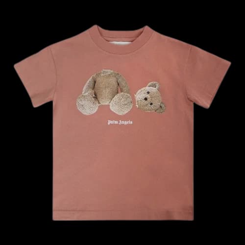 Palm Angels Kids Bear T-Shirt 'Lemon Yellow'