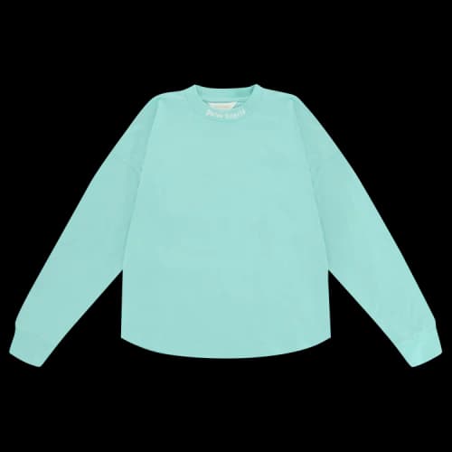 Palm Angels Kids Logo T-Shirt 'Blue/White'