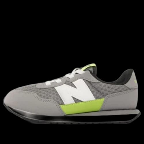 (PS) New Balance 237 Bungee Lace 'Shadow Grey Pixel Green'